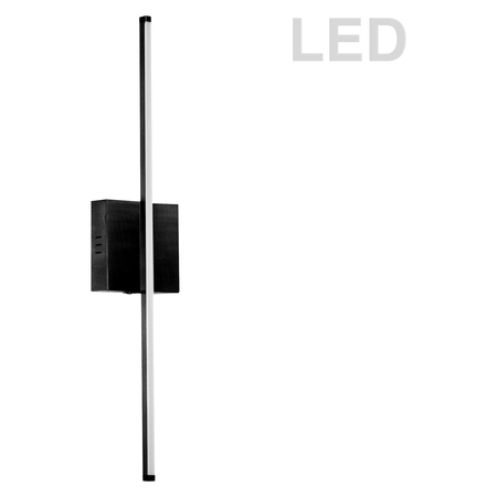 DAINOLITE 19W Wall Sconce Mb W/Wh Acrylic Diffuser ARY-2519LEDW-MB